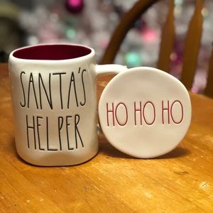 Rae Dunn Santa’s Helper Mug and HOHO coaster